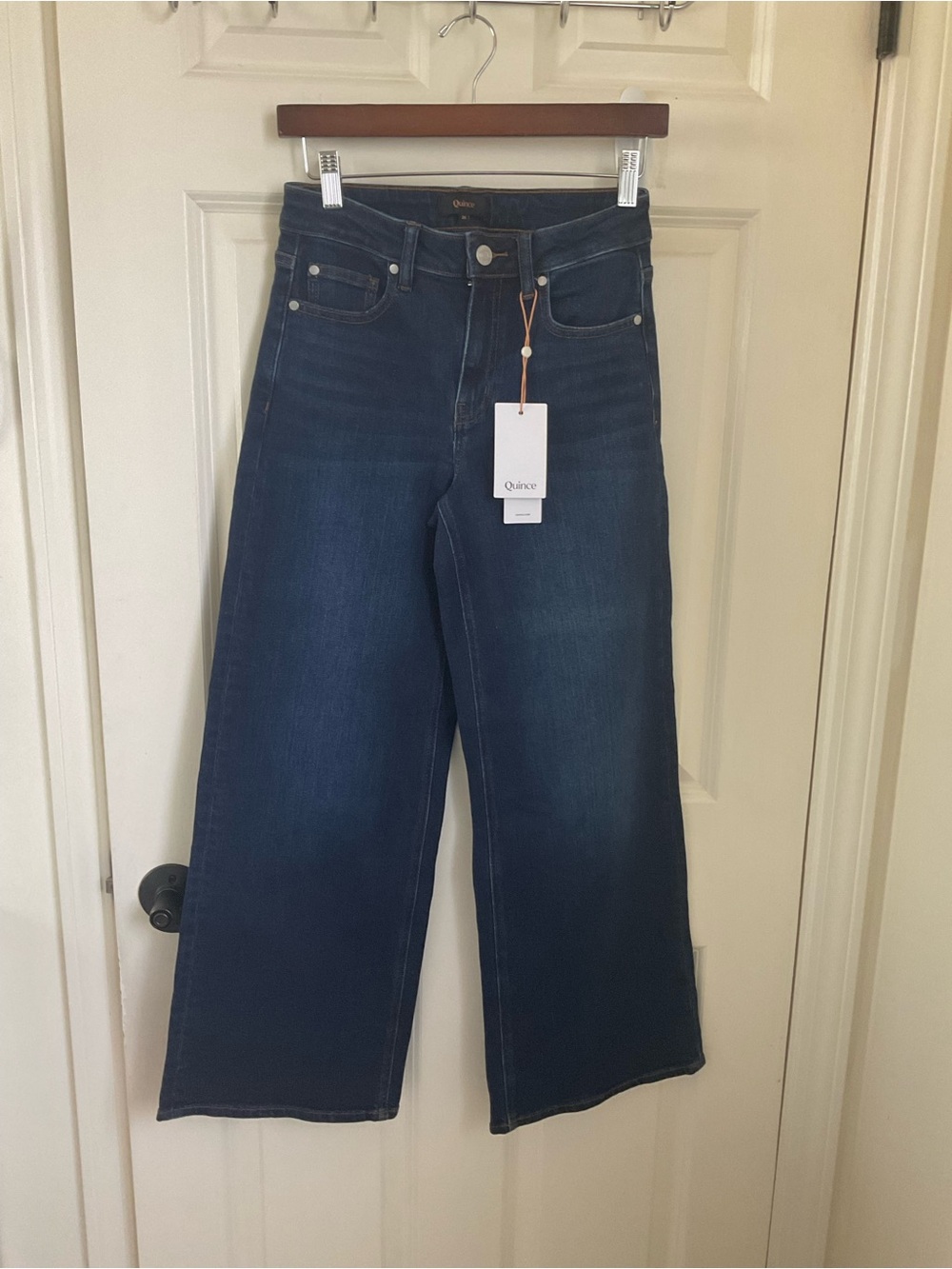 Quince Women's Bella Wide Leg Jeans